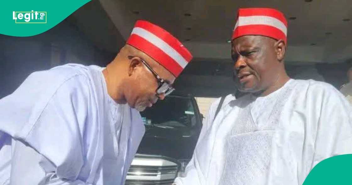 Isaac Idahosa da Kwankwaso. Isaac Idahosa da Kwankwaso.