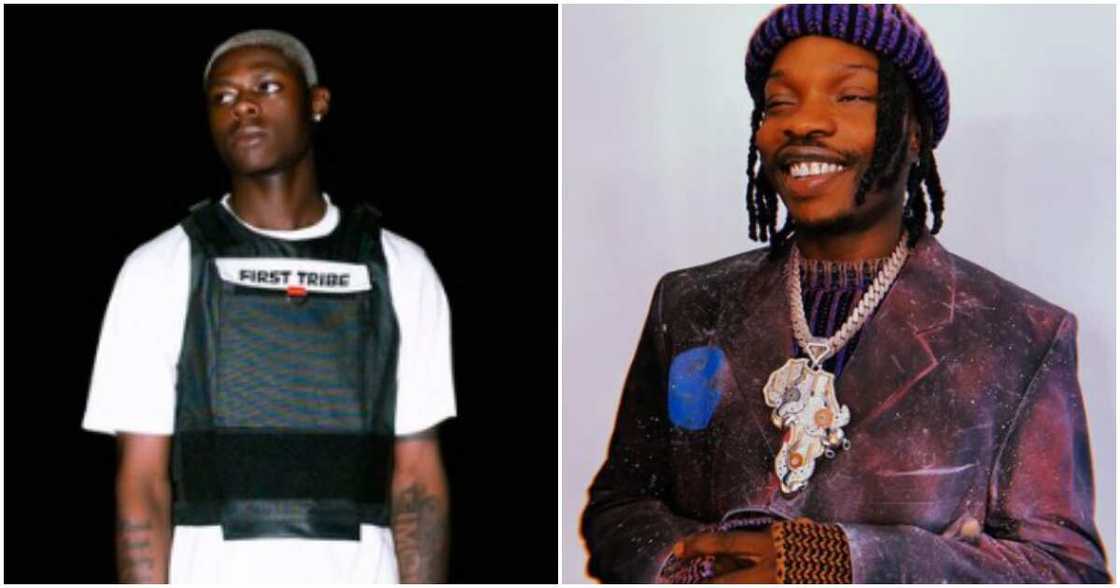 Naira Marley and his signee Mohbad Naira Marley and his signee Mohbad