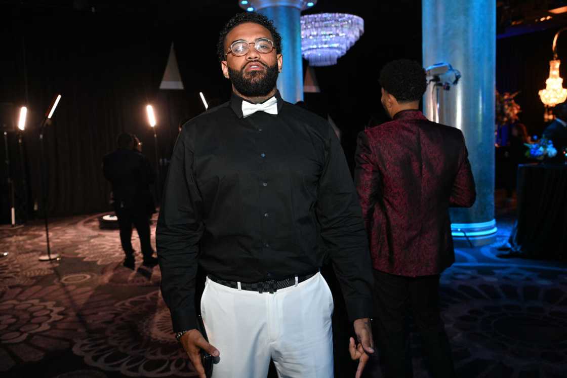 Joyner Lucas attends an award ceremony at The Beverly Hilton Joyner Lucas attends an award ceremony at The Beverly Hilton