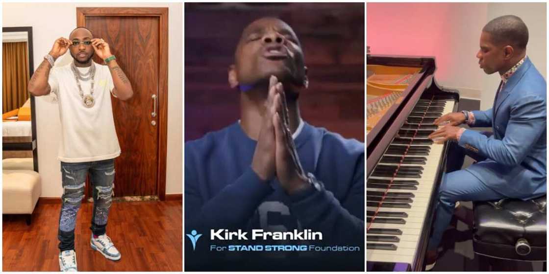 Kirk Franklin singing. Kirk Franklin singing.