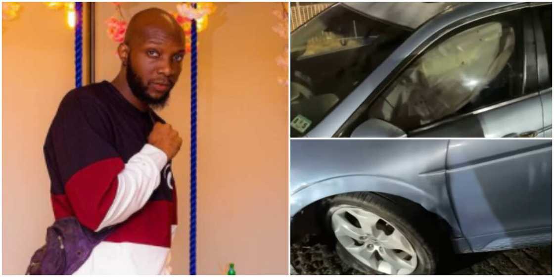 Tuoyo survives car crash Tuoyo survives car crash