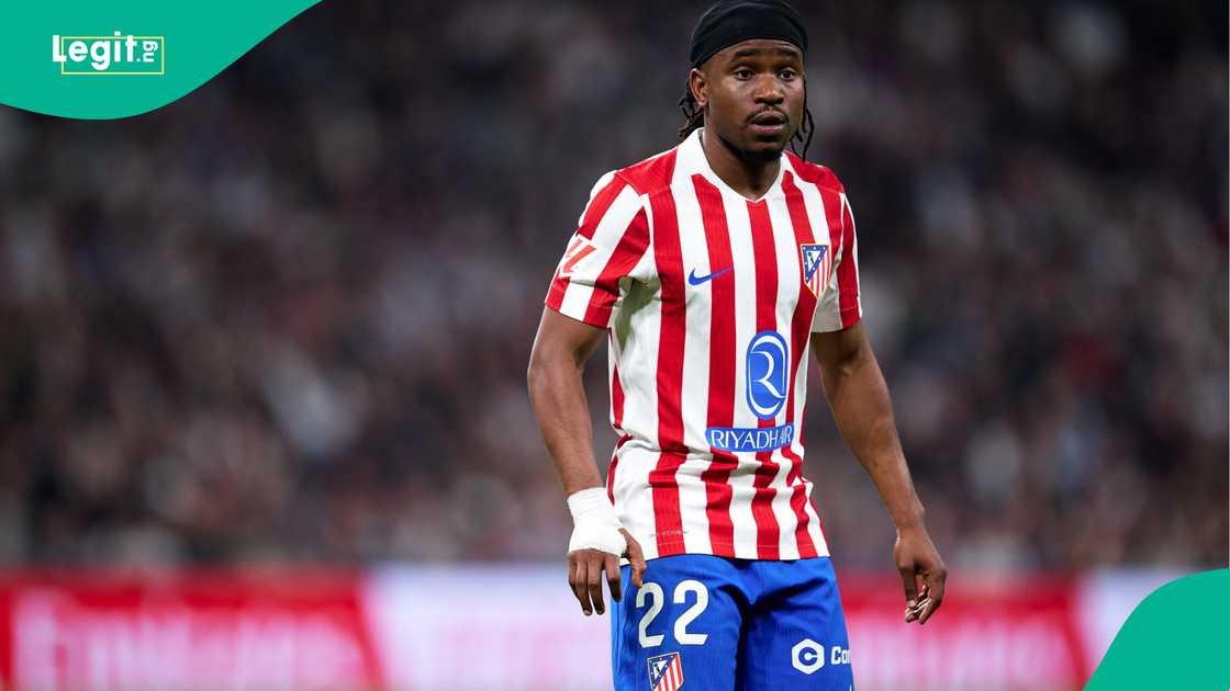 Ademola Lookman, Atletico Madrid, Barcelona, UEFA Champions League, Spain. Ademola Lookman, Atletico Madrid, Barcelona, UEFA Champions League, Spain.