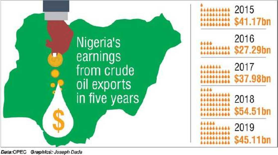 A cikin shekaru biyar, Najeriya ta samu $206bn daga man fetur - OPEC
Hakkin mallakar hoto: Jaridar The Punch