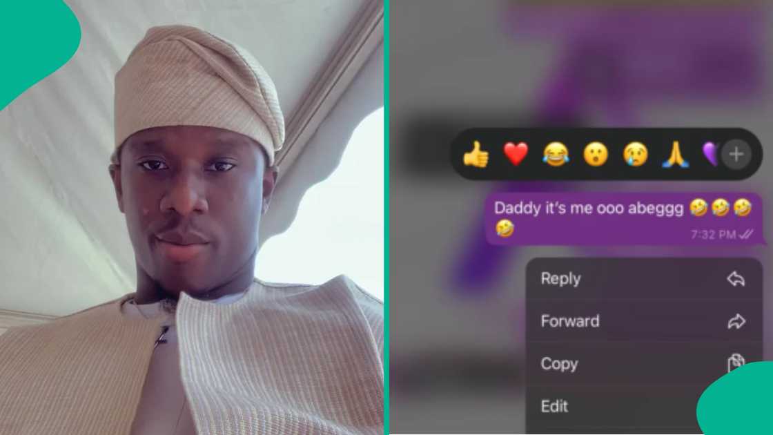 Young man pranks dad to know if he's cheating on his mum, gets unexpected replies Young man pranks dad to know if he's cheating on his mum, gets unexpected replies