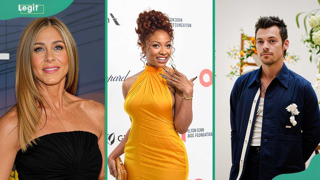 Aquarius celebrities: Jennifer Aniston, Megan Thee Stallion, and Harry Styles