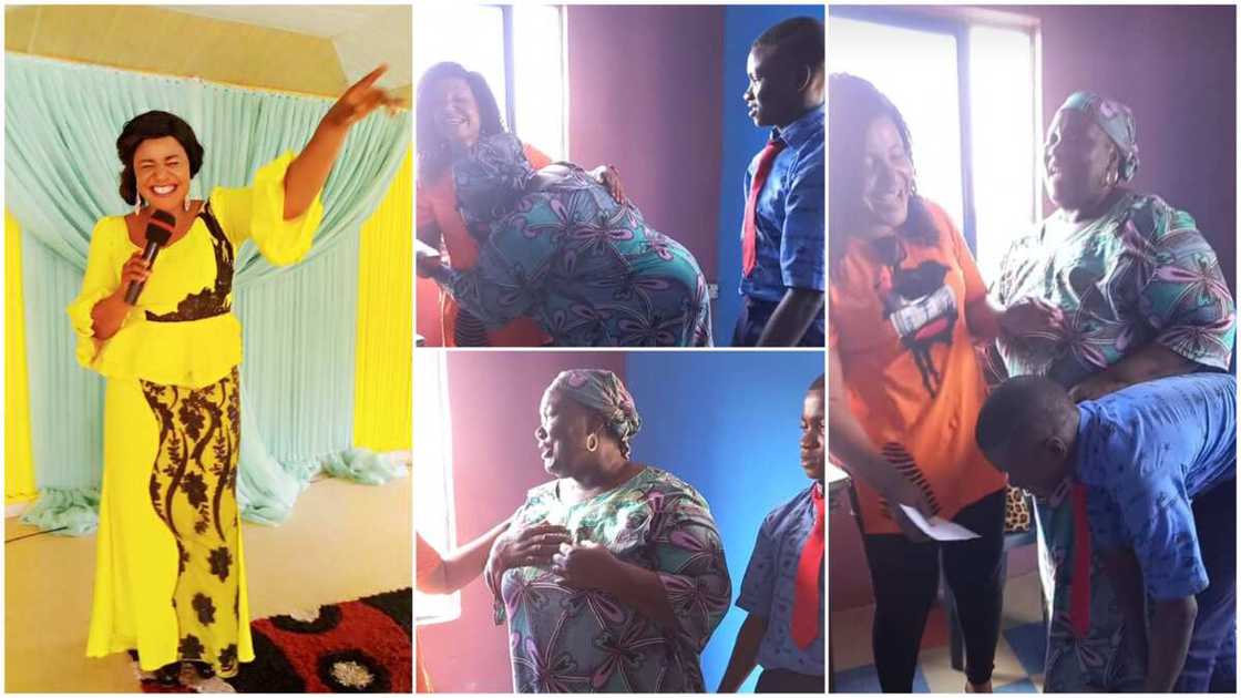Pastor Juliet Olele rescues widow Pastor Juliet Olele rescues widow