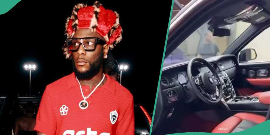 Burna Boy's Rolls Royce arrives Nigeria.