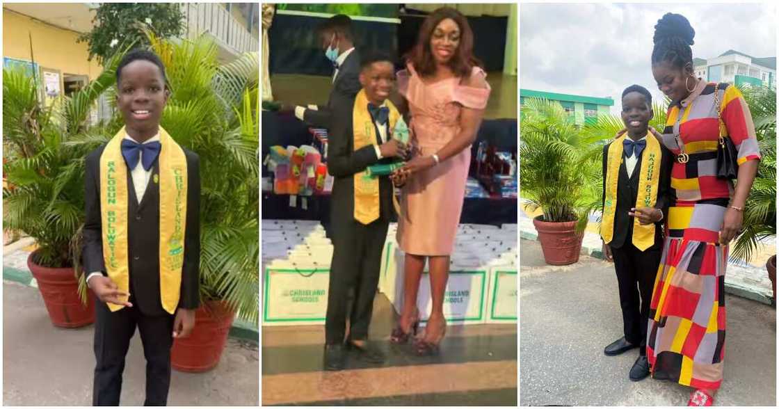 Wizkid's son Tife graduates.