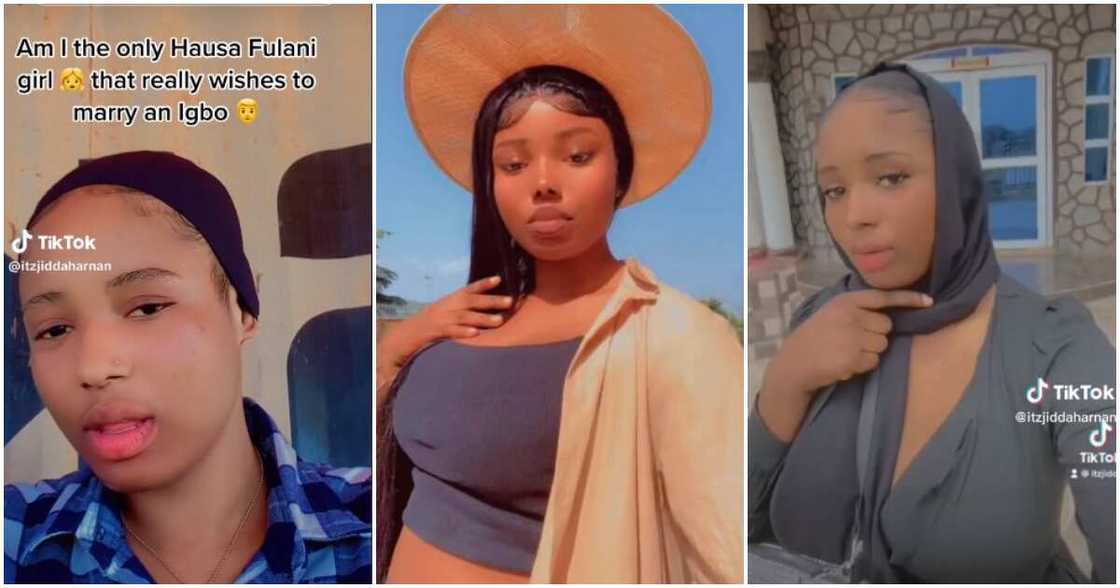 Hauwa Ibrahim Muhammad, beautiful Fulani lady, Igbo man Hauwa Ibrahim Muhammad, beautiful Fulani lady, Igbo man