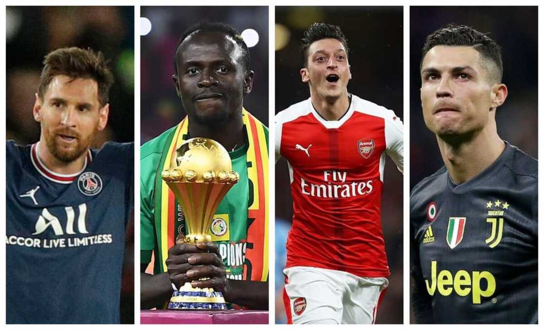 Ronaldo, Ozil, Mane dsr Ronaldo, Ozil, Mane dsr