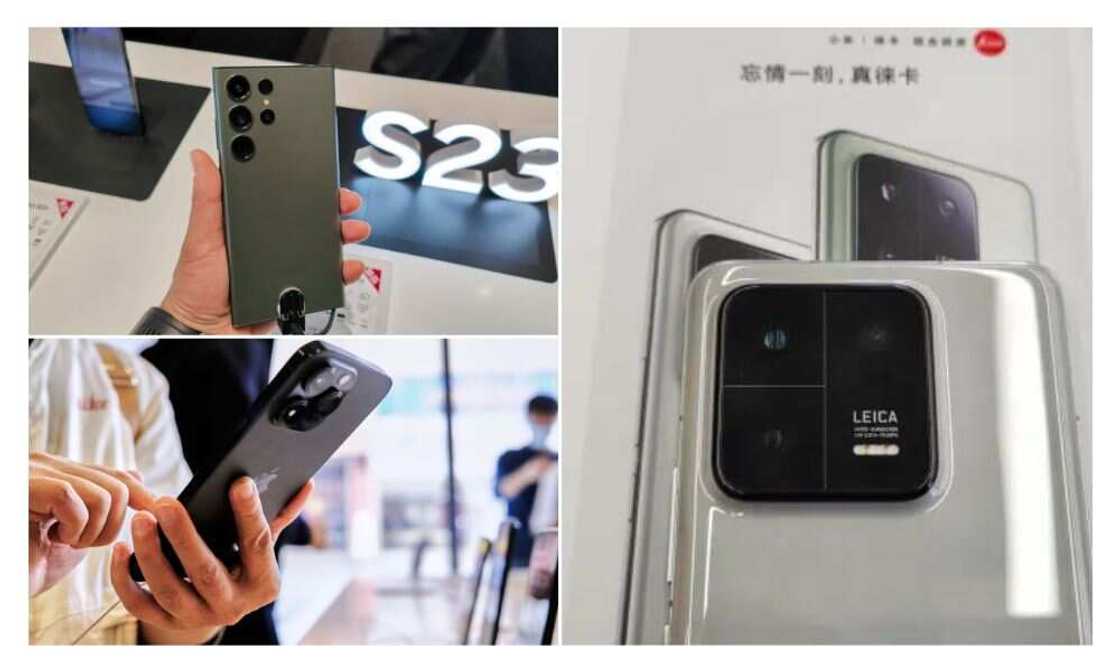 Xiaomi, iPhone, Samsung Xiaomi, iPhone, Samsung