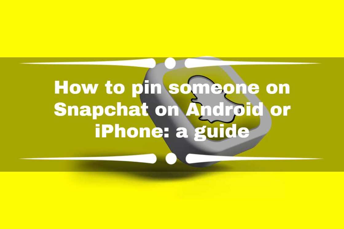 Hw to pin someone on Snapchat Hw to pin someone on Snapchat
