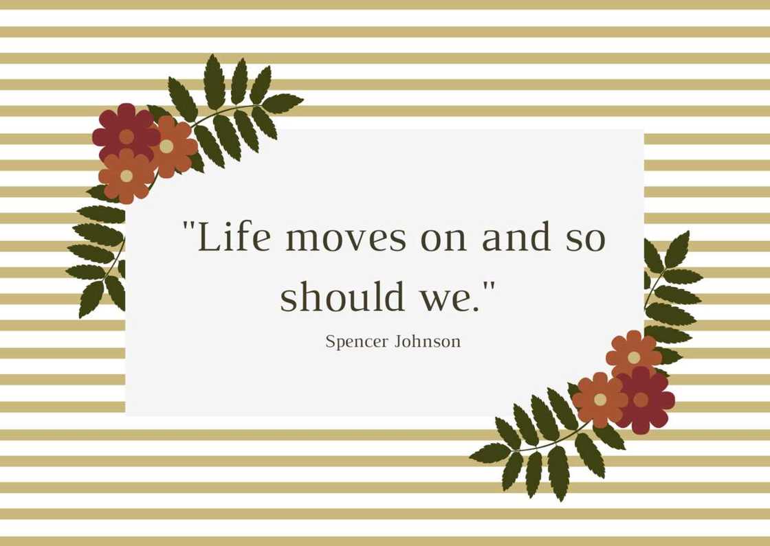 Quotes about moving on Quotes about moving on