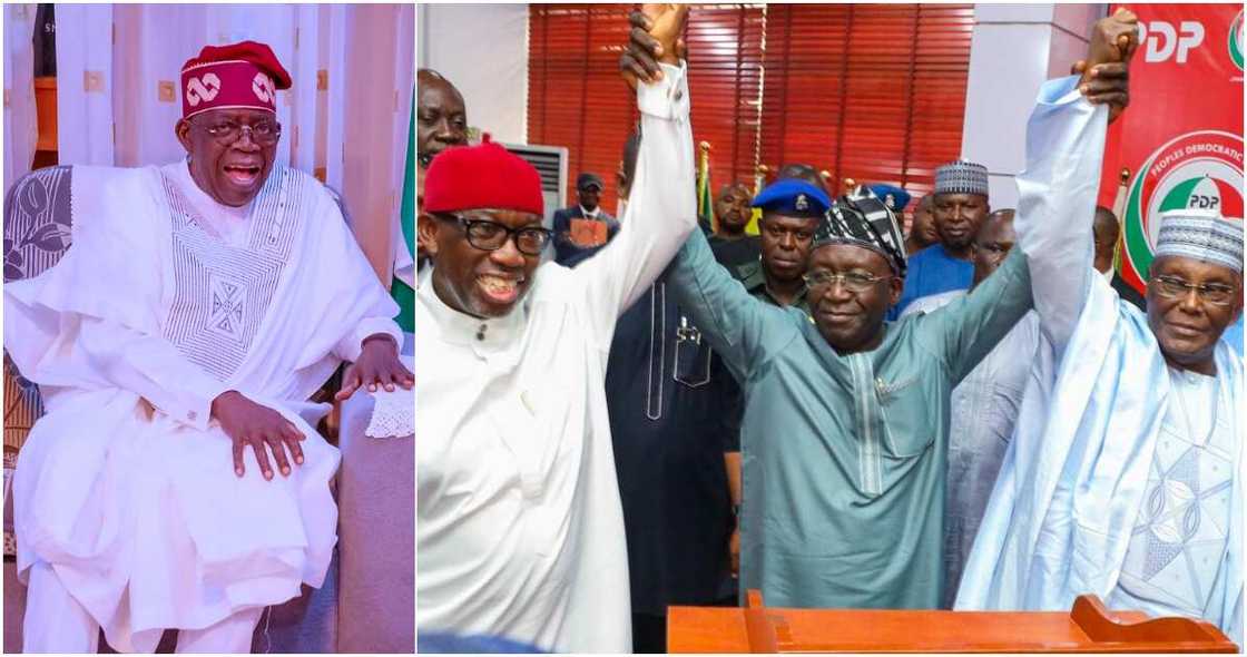 2023 election, PDP, INEC Abuja, Bola Tinubu, Senator Iyorchia Ayu, Ifeanyi Okowa 2023 election, PDP, INEC Abuja, Bola Tinubu, Senator Iyorchia Ayu, Ifeanyi Okowa