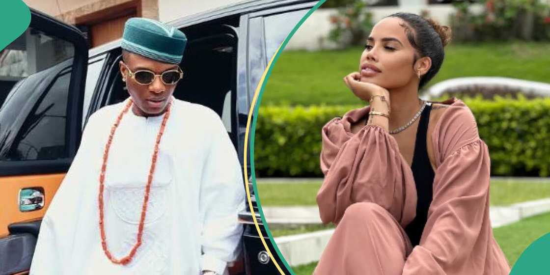 Singer Wizkid and baby mama Jada Singer Wizkid and baby mama Jada