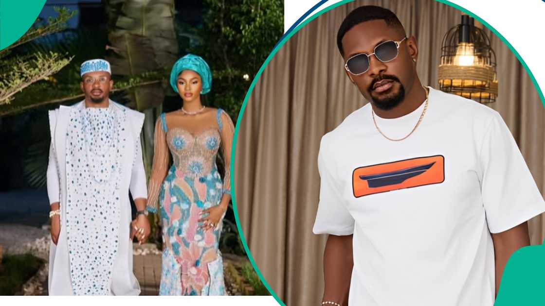 BBNaija Cross breaks down as wife walks down the aisle BBNaija Cross breaks down as wife walks down the aisle