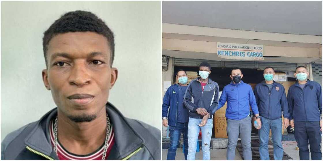 Thai Police arrest Nigerian Ezedinugwu for overstaying 60-day visa by 7 years Thai Police arrest Nigerian Ezedinugwu for overstaying 60-day visa by 7 years