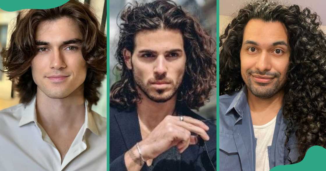 Draped waves and grown-out curls with natural volume. Draped waves and grown-out curls with natural volume.