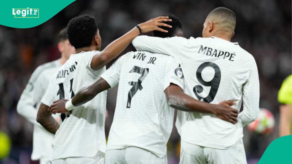 Kylian Mbappe, Real Madrid, Vinicius Junior Kylian Mbappe, Real Madrid, Vinicius Junior