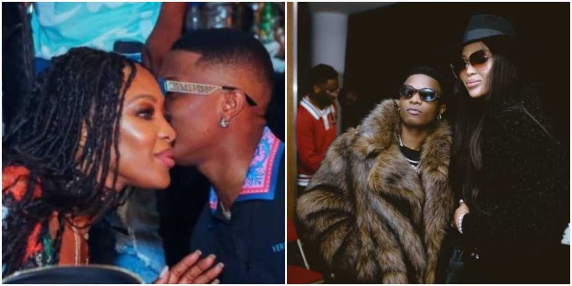 Naomi Campbell and Wizkid
