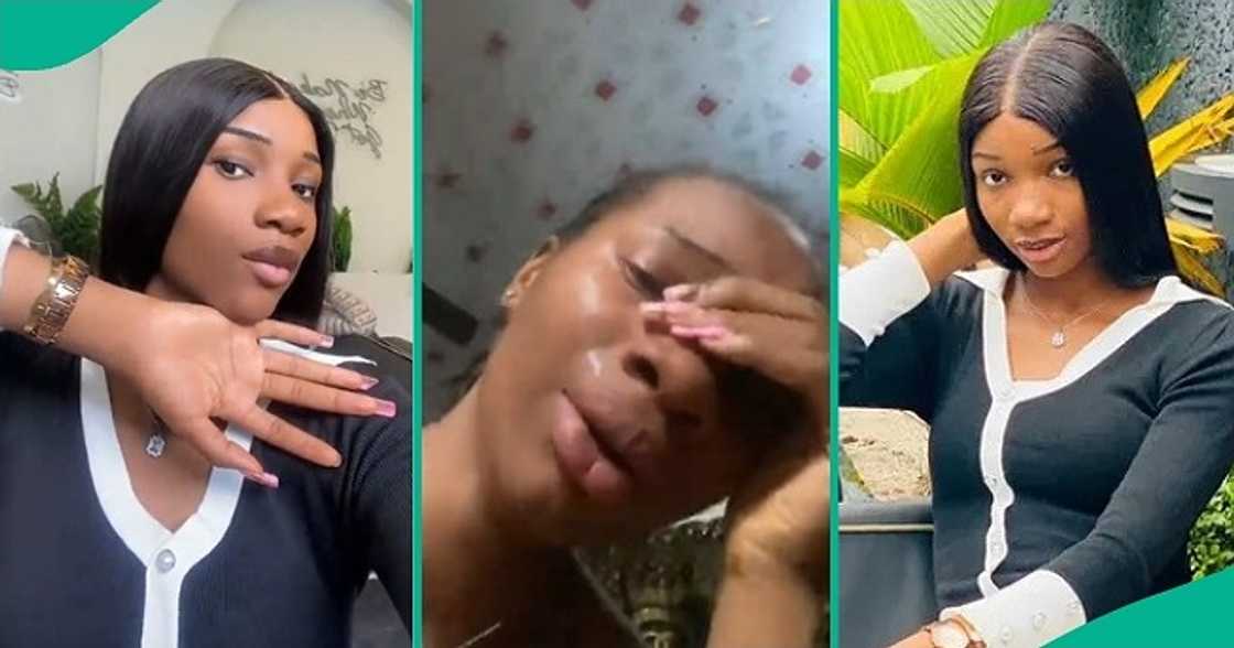 Lady cries as ex-boyfriend pays bride price of new lady Lady cries as ex-boyfriend pays bride price of new lady