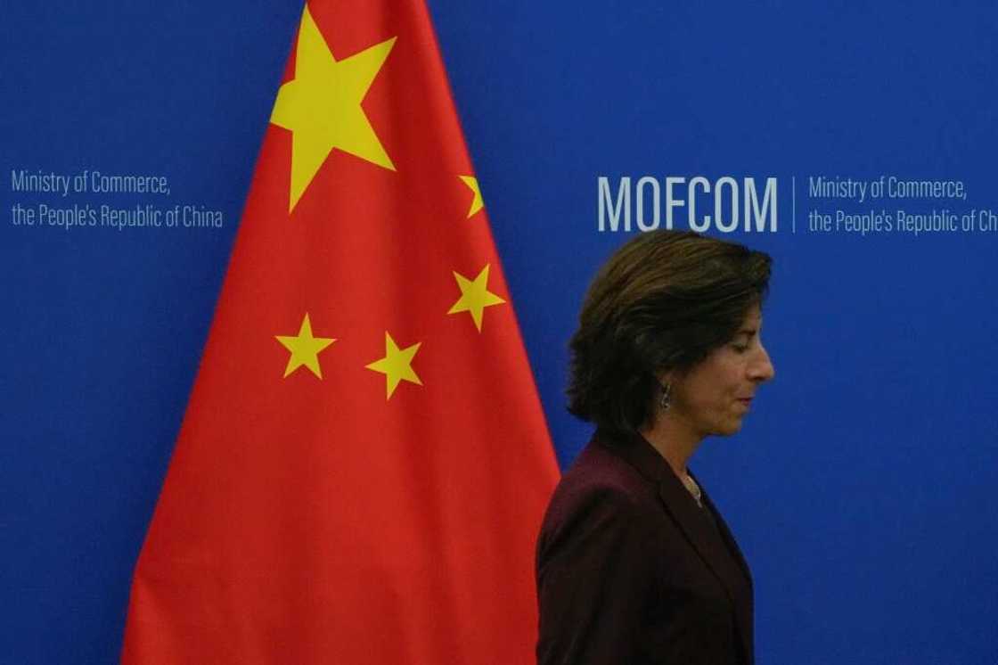 US and Chinese officials will hold a fresh round of talks on the third day of a visit by US Commerce Secretary Gina Raimondo US and Chinese officials will hold a fresh round of talks on the third day of a visit by US Commerce Secretary Gina Raimondo