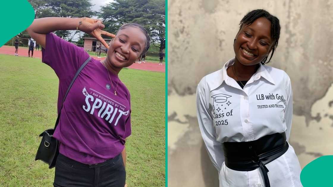 A recent University of Ibadan law graduate celebrated earning a first-class degree while sharing her interest in sports law