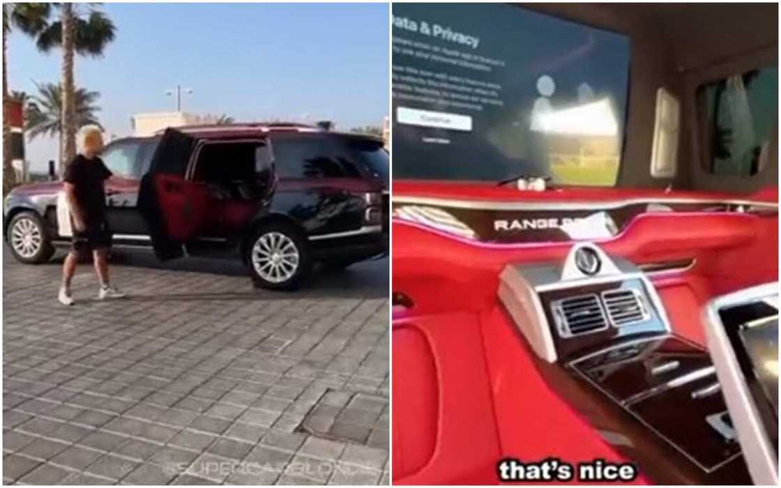 Video of Black Range Rover Autobiography with sweet red interior gets many talking on social media. Video of Black Range Rover Autobiography with sweet red interior gets many talking on social media.
