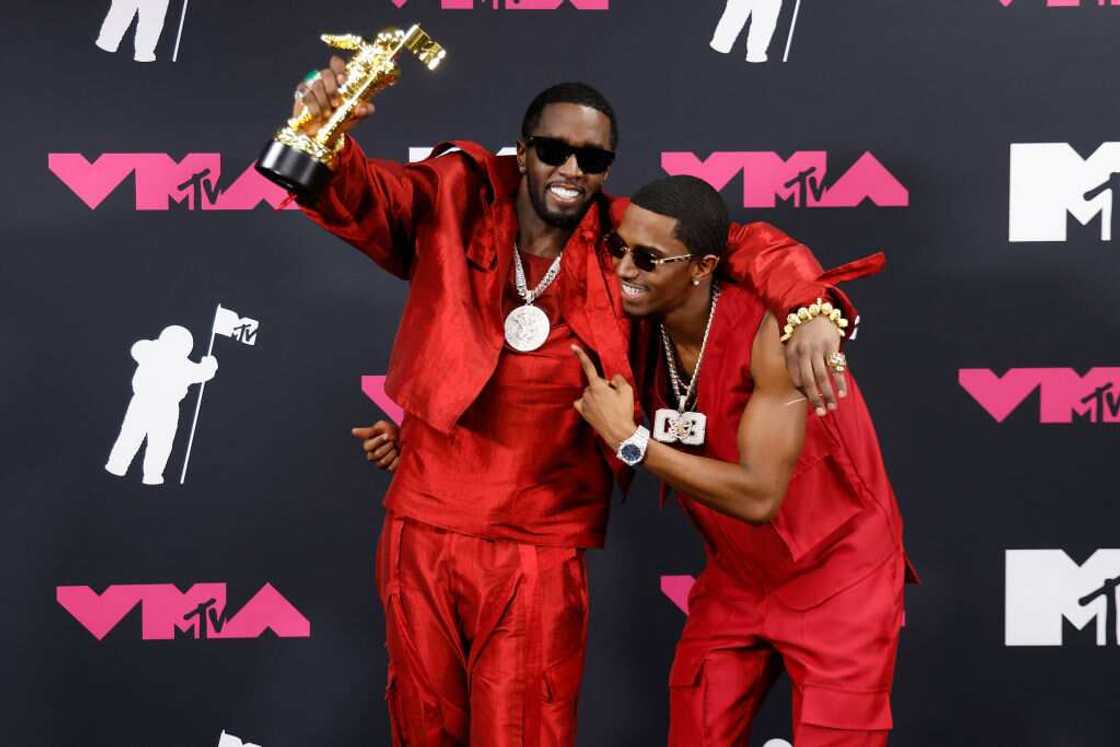 Sean Combs and King Combs at the 2023 MTV Video Music Awards at Prudential Center Sean Combs and King Combs at the 2023 MTV Video Music Awards at Prudential Center