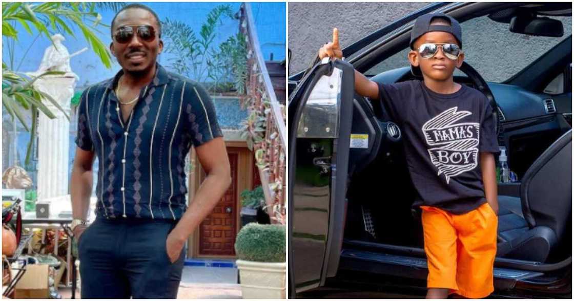 Bovi's son speaks pidgin Bovi's son speaks pidgin