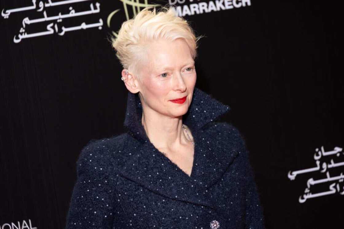 Tilda Swinton visits Marrakech, Morocco