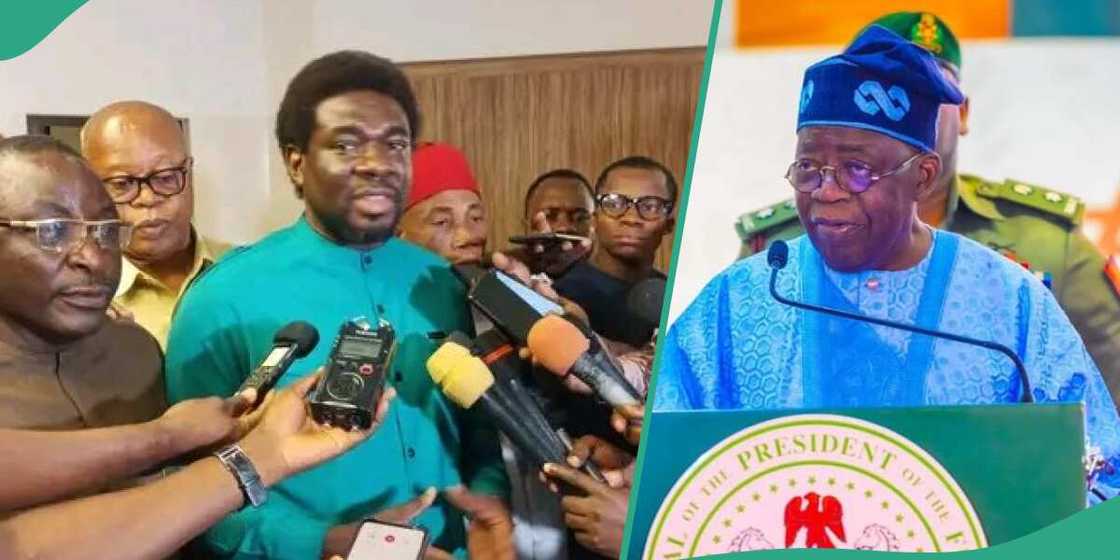 Festus Osifo, TUC president, reiterates organised labour's minimum wage demand from President Bola Tinubu