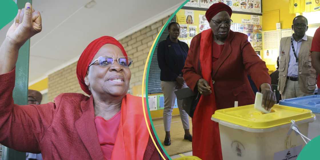 Namibia elects first female president since independence