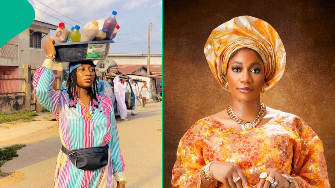 Sisi Alagbo yayin tallata magani