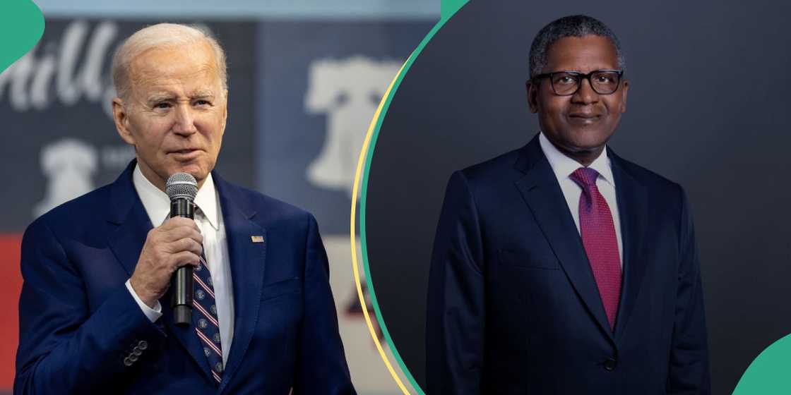 Video of Biden asking Dangote to reduce petrol price is fake