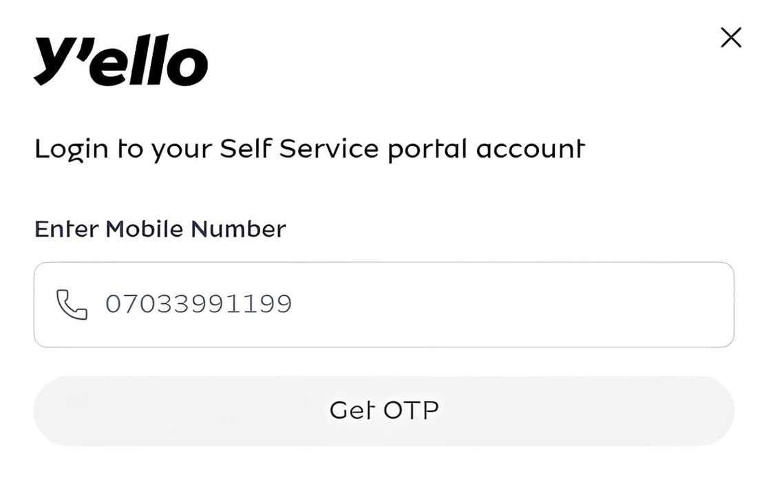 A screenshot of MYMTN web self service portal page