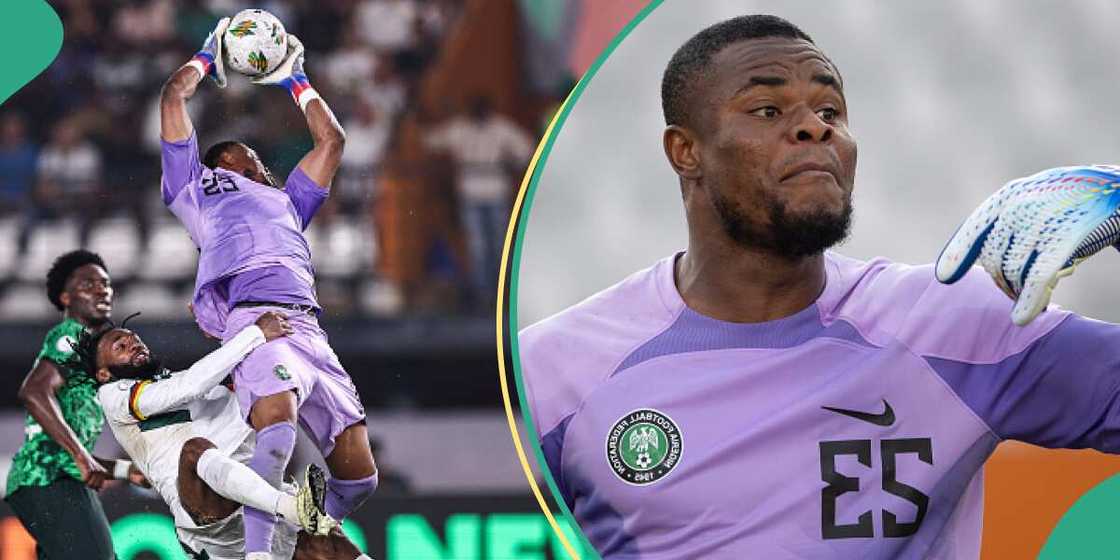 Super Eagles goalkeeper/Stanley Nwabali/AFCON 2023/Best Ogedegbe Super Eagles goalkeeper/Stanley Nwabali/AFCON 2023/Best Ogedegbe