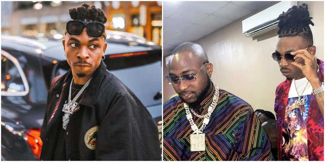 Mayorkun talks relationship with Davido. Mayorkun talks relationship with Davido.