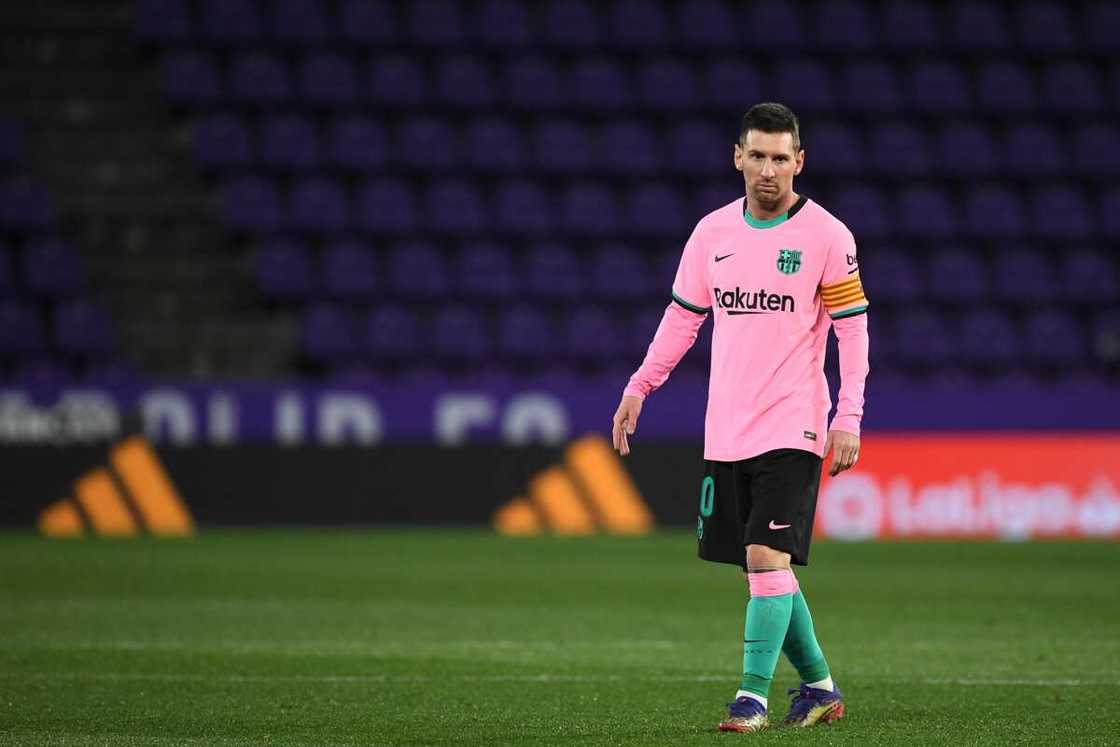Lionel Messi in action for Spanish side Barcelona Lionel Messi in action for Spanish side Barcelona
