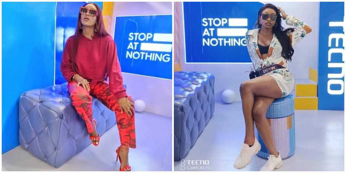 Photos of Beauty and Doyin. Photos of Beauty and Doyin.