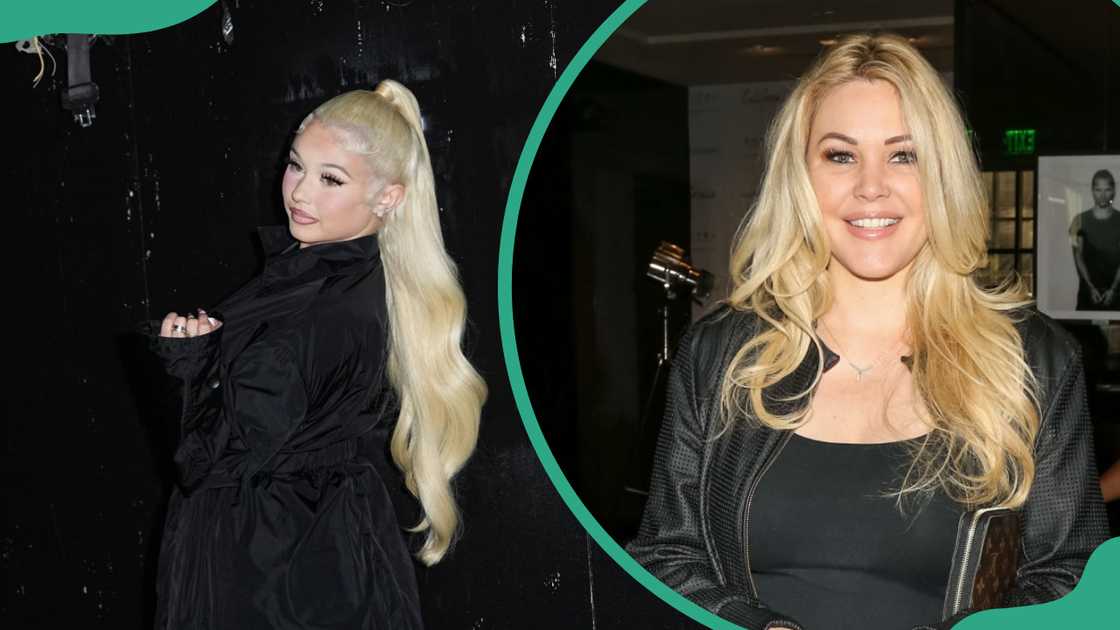 Alabama Barker at the Alexander Wang Runway Show in New York City (L). Model Shanna at Beverly Hills in Los Angeles, California (R) Alabama Barker at the Alexander Wang Runway Show in New York City (L). Model Shanna at Beverly Hills in Los Angeles, California (R)