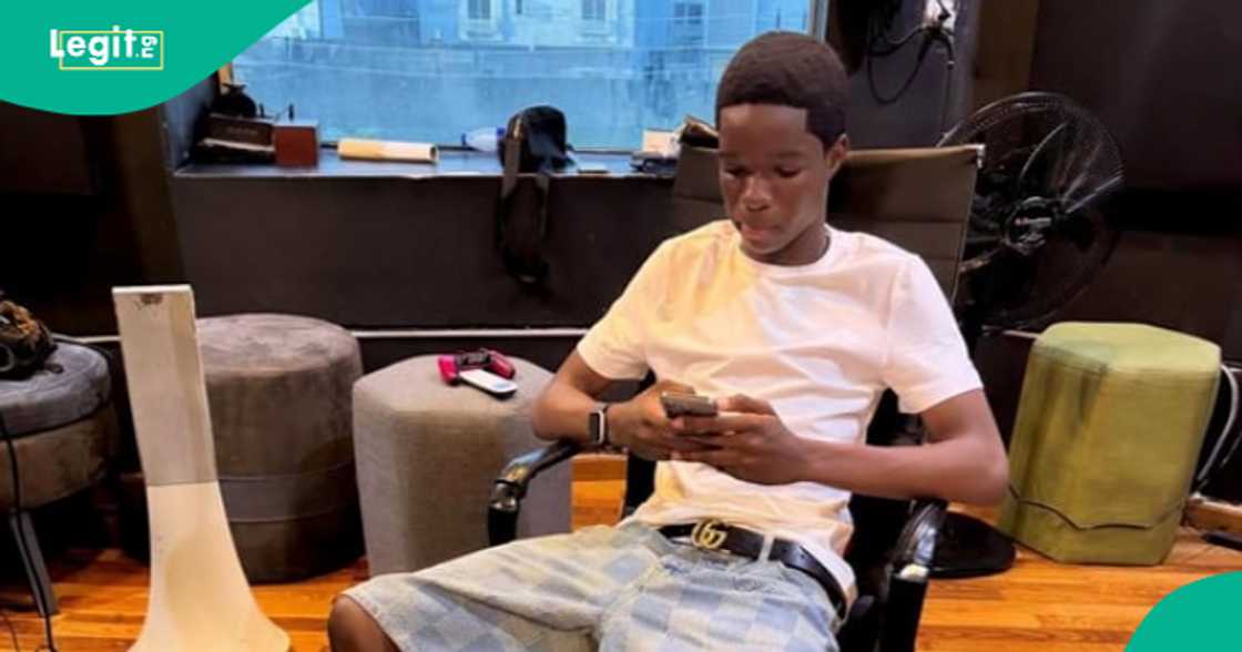 Lady posts the lyrics of Wizkid's son's Champion song online.