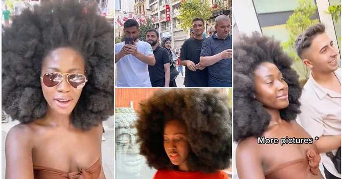 Pretty black woman, pictures, full hair Pretty black woman, pictures, full hair