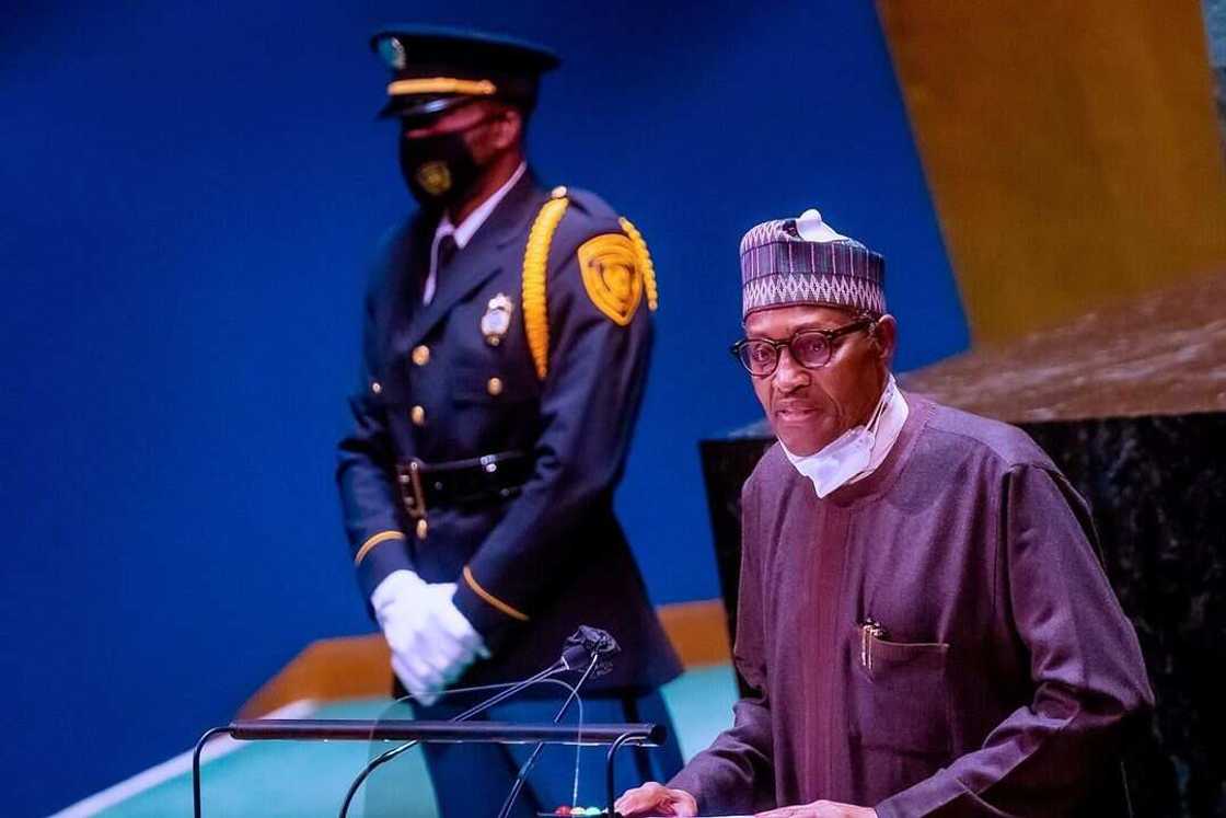 Shugaba Buhari a taron UNGA Shugaba Buhari a taron UNGA