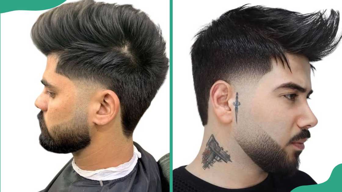 Taper fade with volume on top Taper fade with volume on top
