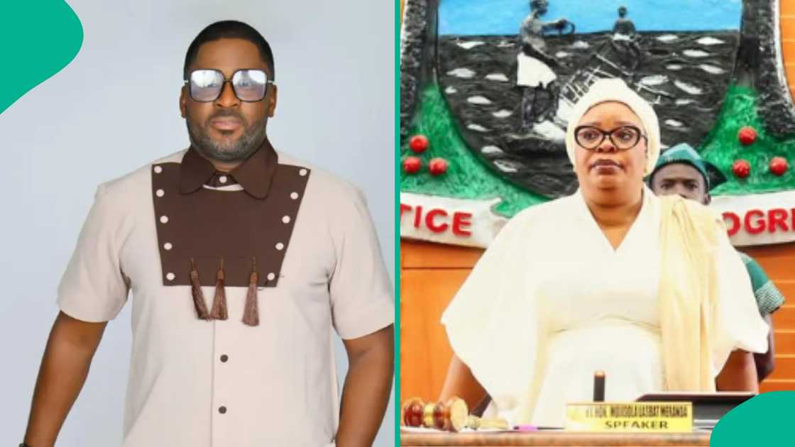 Desmond Elliot cries over Hon. Meranda's resignation. Desmond Elliot cries over Hon. Meranda's resignation.