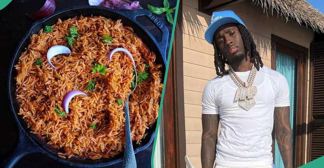 Kai Cenat speaks on Nigerian jollof