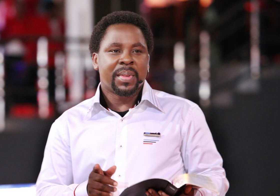 COVID-19: T.B Joshua releases anointing water, church sticker to fight virus COVID-19: T.B Joshua releases anointing water, church sticker to fight virus