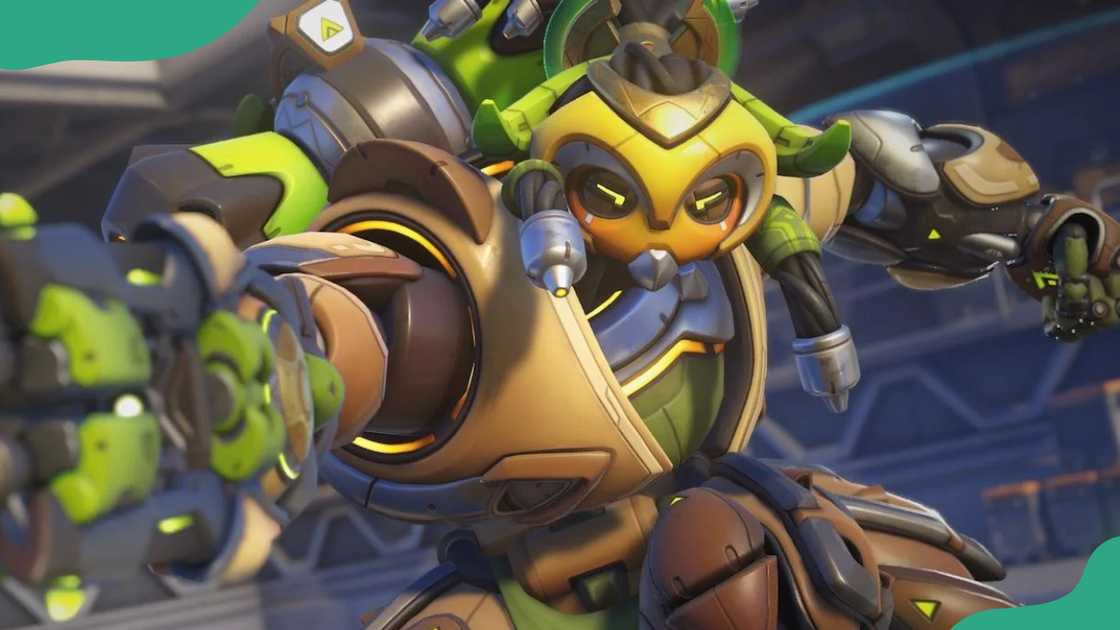Orisa protects, powerful and steadfast in battle. Orisa protects, powerful and steadfast in battle.