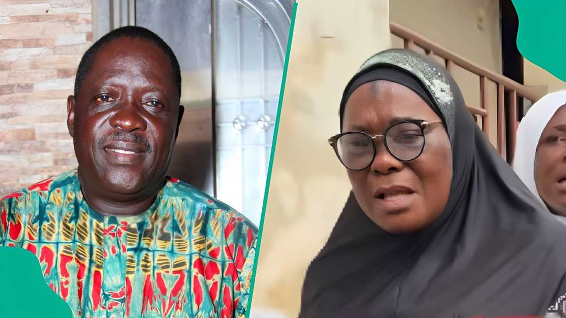 Nollywood actor Ogogo's first wife spotted at his funeral in Ilaro, Ogun.